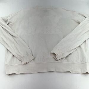 IVY PARK Sweatshirt All White Women RAISED LETTERING Cotton Blend Size Small